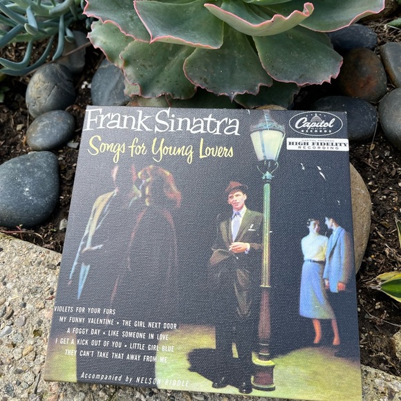 Frank Sinatra Songs for Young Lovers Canvas Music Art Vinyl Albums - Picture 3 of 4